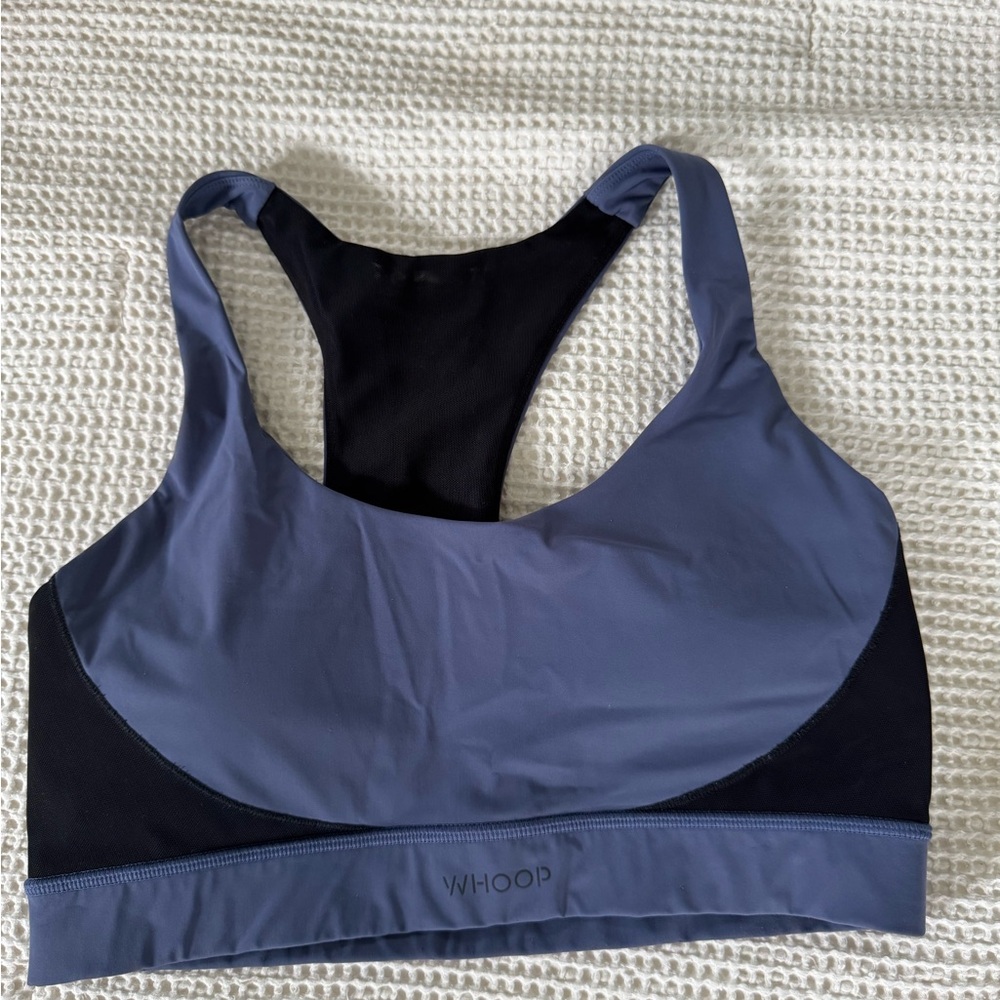 Whoop Blue and Black Sports Bra